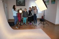 Zajęcia w studio fotograficznym